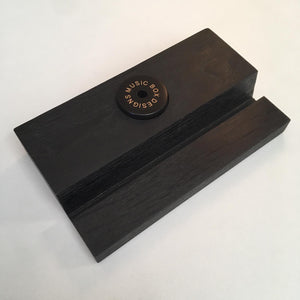 "Groove Deluxe" Oak Record Display Holder