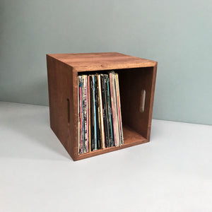 A Whole Lotta Rosewood (oiled)- 12 Inch Oak Vinyl Record Storage Box