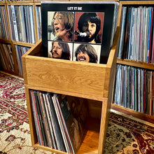 Load image into Gallery viewer, The Glimmer Twins - &#39;A Vulgar Display Of Vinyl&#39; / Oiled Oak 12 Inch Vinyl Storage Box Combo