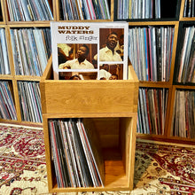 Load image into Gallery viewer, The Glimmer Twins - &#39;A Vulgar Display Of Vinyl&#39; / Oiled Oak 12 Inch Vinyl Storage Box Combo
