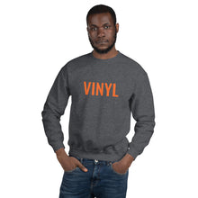 Load image into Gallery viewer, &quot;The Vinyl&quot; Unisex Sweatshirt Impulse Orange Letter Variant