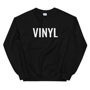 "The Vinyl" Unisex Black Sweatshirt