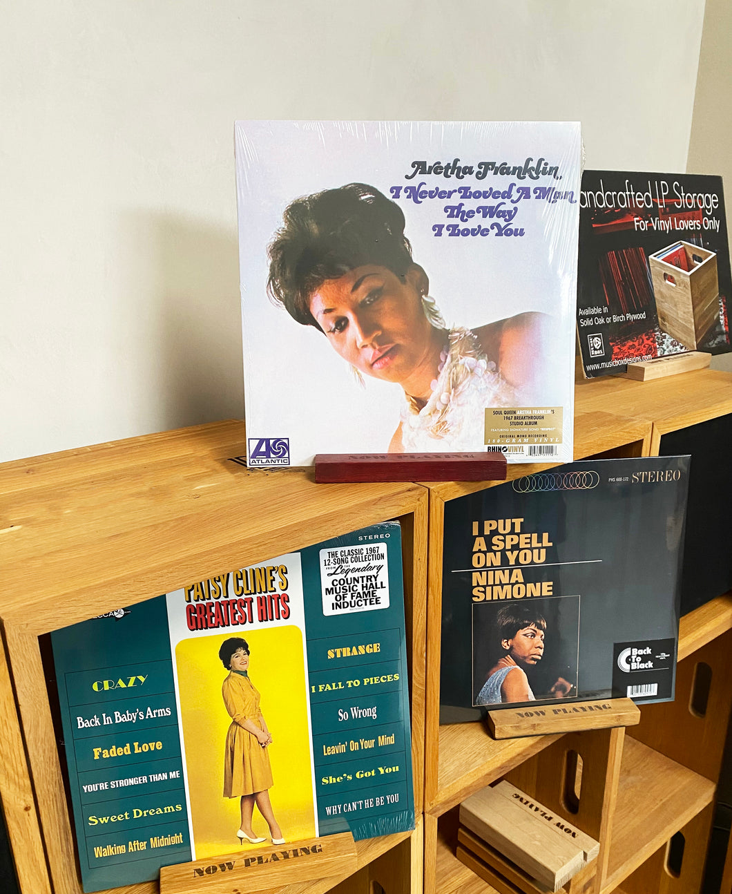 Curated Vinyl Record Storage- 'Honey Drippers' Female Vocalists Vinyl