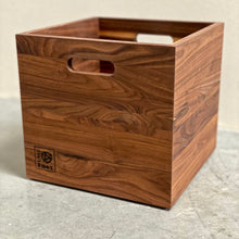 Load image into Gallery viewer, &#39;The Walnut Pairing&#39;- Walnut Vinyl Storage and Whiskey and Vinyl Drinking Glass Set- SOLD OUT