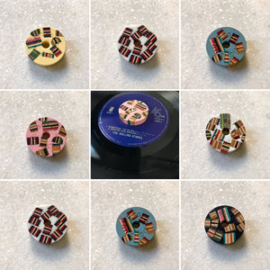 Exclusive Limited Handmade 45 rpm Record Adapters- Reclaimed Skateboards and Epoxy Resin