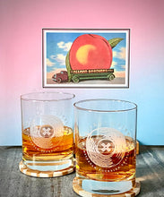 Load image into Gallery viewer, &#39;Have a Drink On Me&#39;-  Two Carved &#39;Whiskey and Vinyl&#39; Logo Glasses-Limited Edition