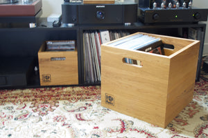 The Music Box-Oiled Oak LP Storage  Box Set Gift Pack-SOLD OUT PREORDERS DISPATCH THE WEEK OF DECEMBER 14th