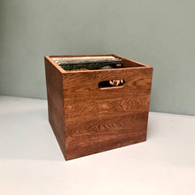 Load image into Gallery viewer, A Whole Lotta Rosewood (oiled)- 12 Inch Oak Vinyl Record Storage Box- SOLD OUT Preorder Yours Today