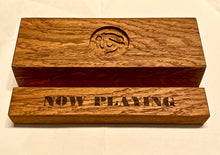 Load image into Gallery viewer, &quot;Groove Deluxe&quot; Oak Record Display Holder