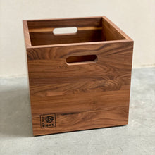 Load image into Gallery viewer, Walnut LP Storage Music Box- SOLD OUT