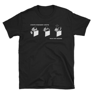 Crate Diggers Unite Short-Sleeve Unisex T-Shirt