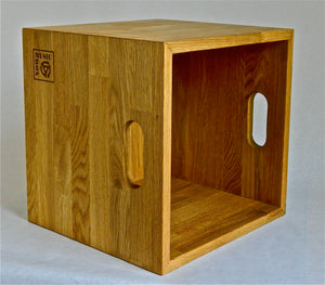 Oiled Oak LP Storage Box- SOLD OUT. PREORDERS SHIP THE WEEK OF OCTOBER 8th