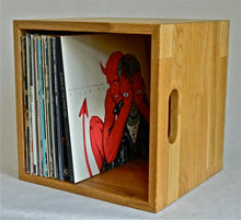 Load image into Gallery viewer, Oiled Oak LP Storage Box